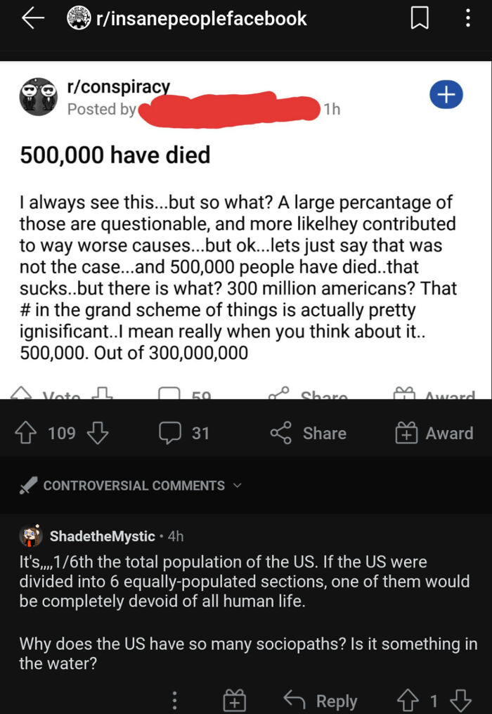 1 Out Of 6 Americans Are Dead Now