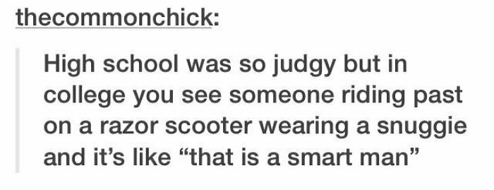 College vs. High School