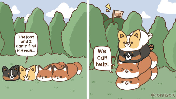 My 15 Wholesome Comics About A Corgi And His Animal Friends To Warm Your Heart Amid Pandemic