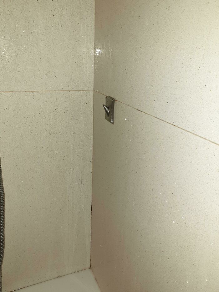 This Spike In My Shower Just Waiting To Catch Me Slipping