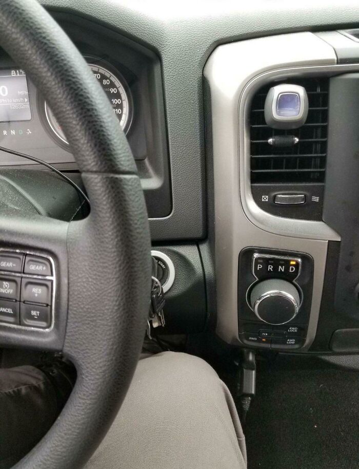 Imagine Trying To Turn The Radio Up And You End Up Going Backwards On The Highway...