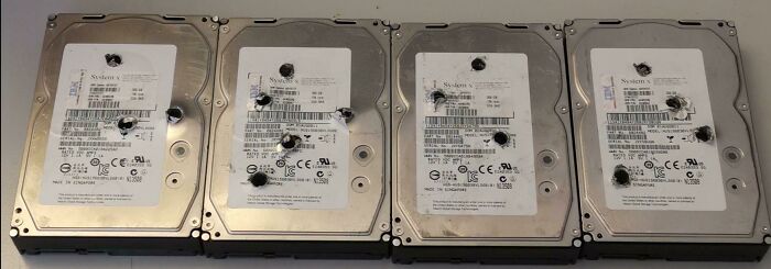 I Said To Delete The Data Not Destroy 4 Sas Disks