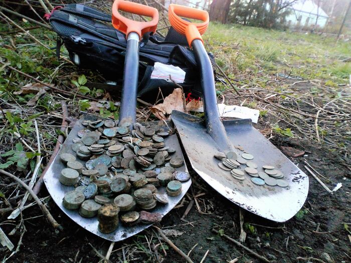 A Treasure From Sudetian Churchhouse Gard. It Was Propably Hidden By Locals Before Germans Were Forced To Move Out Of The Czech Borderlands. It Took Us Full Two Hours To Dig All Out