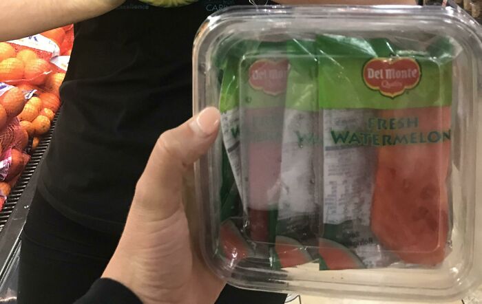 These Individually Wrapped 3-Inch Slices Of Watermelon