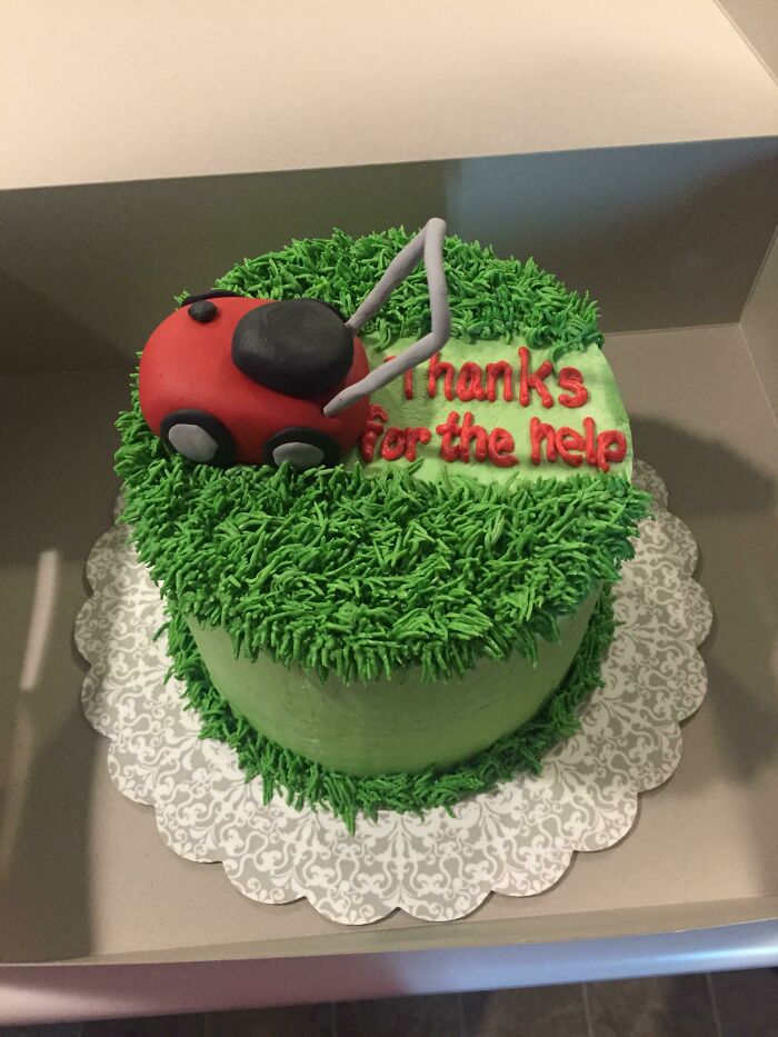 Our Neighbors Helped Us For Two Hours Fix Our Broken Sprinkler Box After Seeing My Husband Outside. I Said Thank You The Only Way I Know How. As New Home Owners This Was Huge