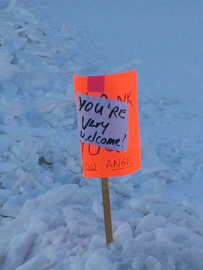 One Of My Neighbors Cleared The Snow And Packed Ice Off My Driveway When I Was Recovering From Back Surgery