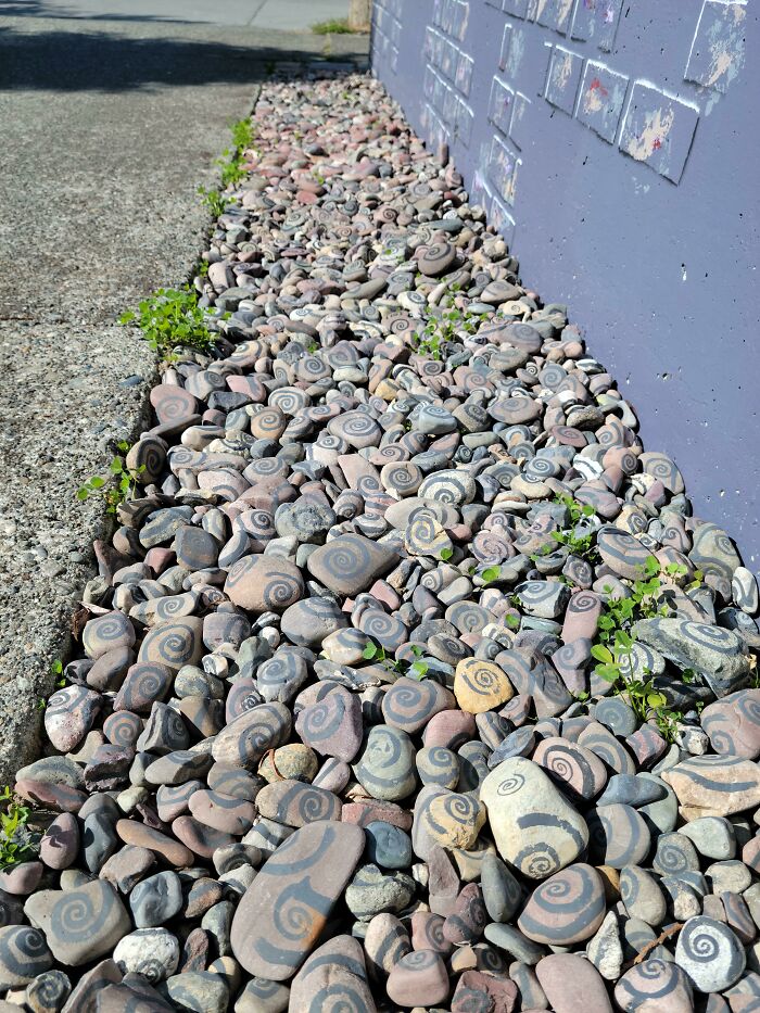 Every Rock Along The Perimeter Of This House Had A Symbol On It