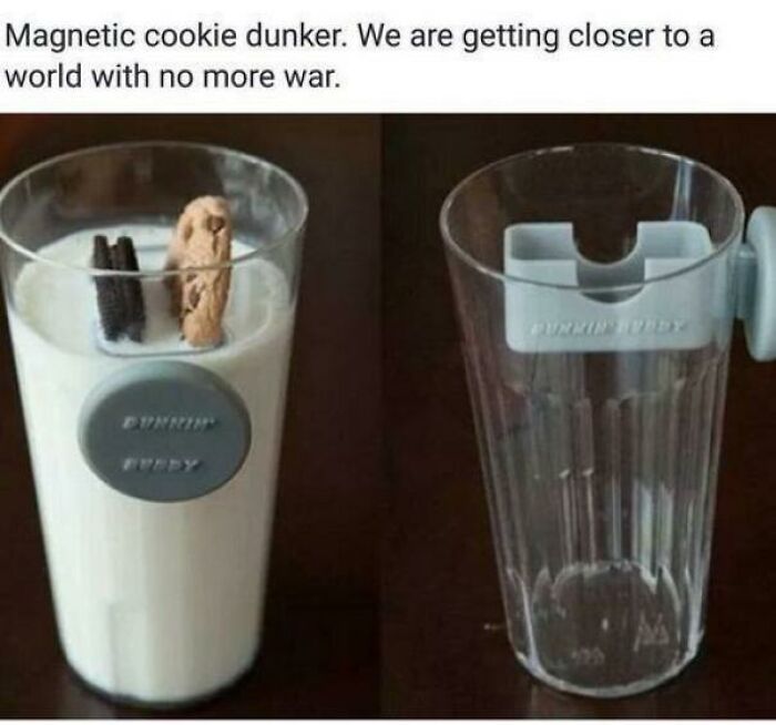 This Magnetic Cookie Dunker