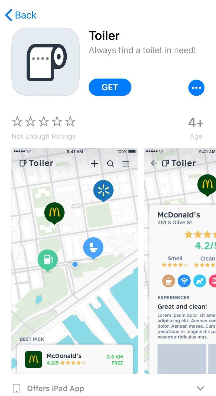 Toilet Map (You Can Rate Bathrooms You Have Visited)