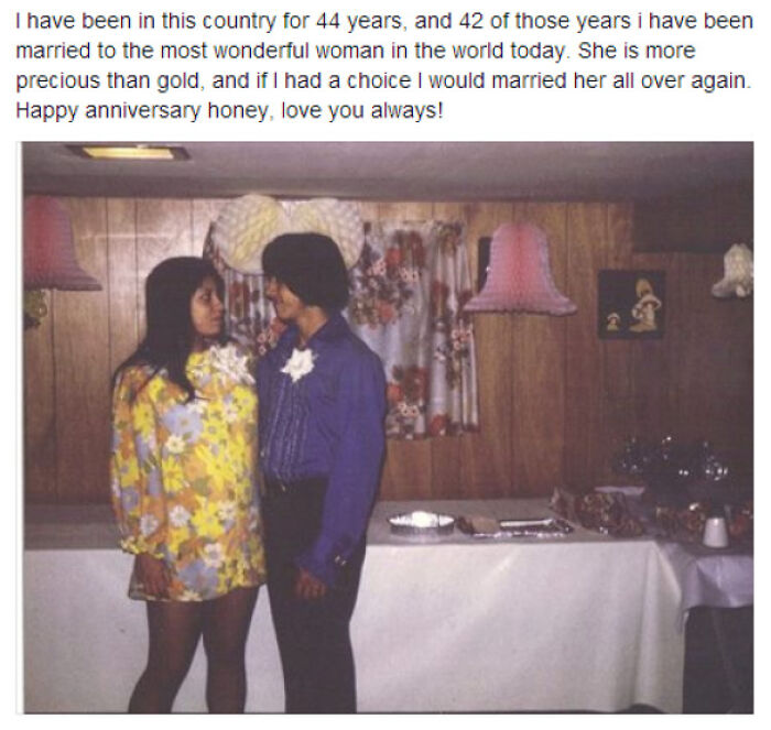 My Grandpa Made A Post Today About My Grandma. I Thought It Was Cute. If You Read It In His Thick Spanish Accent It's A Little Cuter