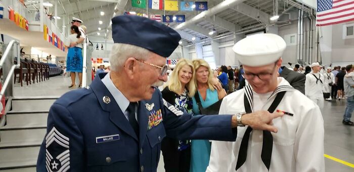 My Grandfather Making A Remark On How Few Ribbons I Have