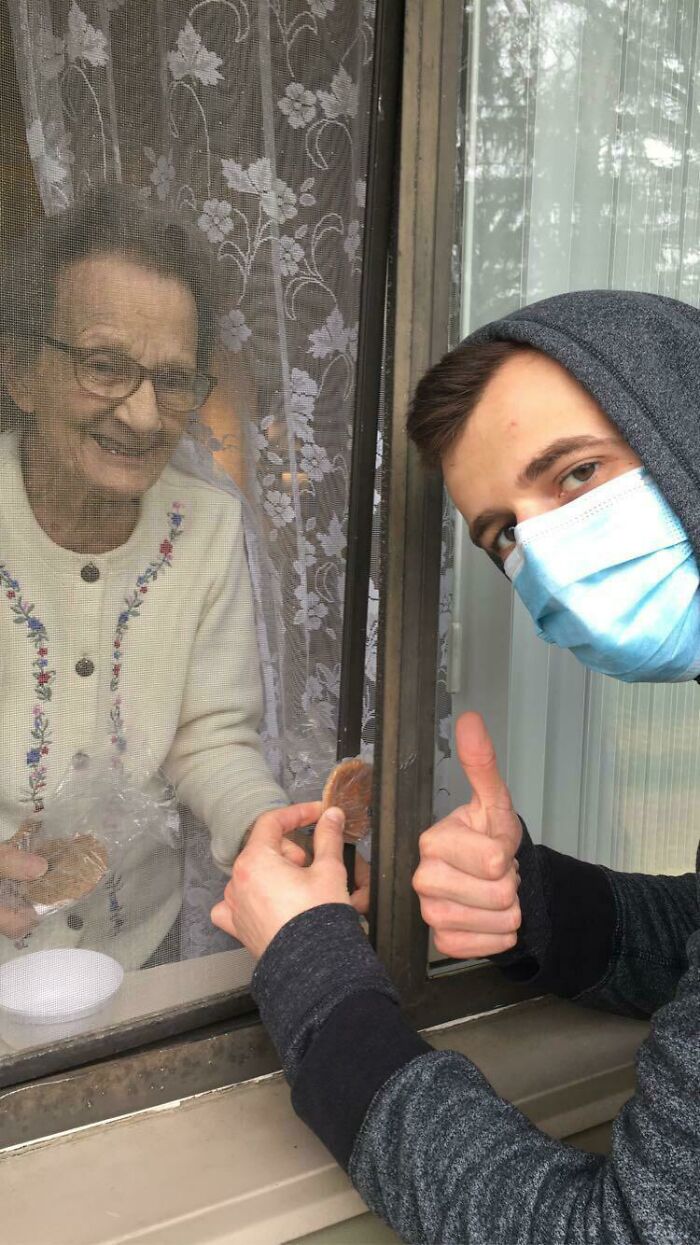 Grandma Sneaking The Goods