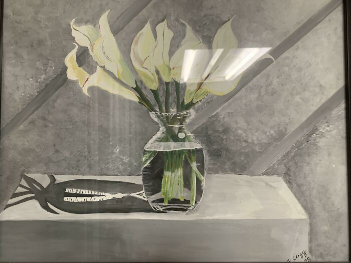 My 82 Year Old Grandma Painted This For Me And Gave It To Me For Christmas