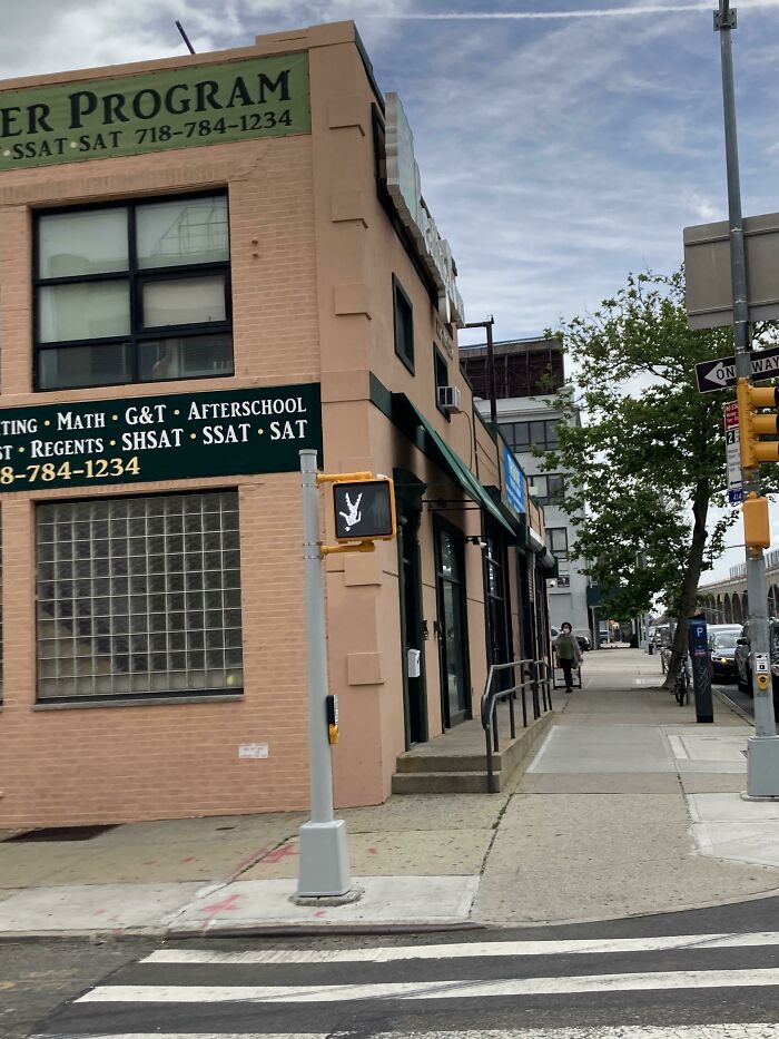 Upside Down Crosswalk