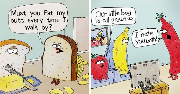30 Funny And Slightly Inappropriate Comics From ‘Fruit Gone Bad’