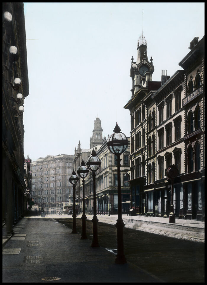 Victorian Downtown San Francisco C.1880's, Before The 1906 Great Earthquake & Fire