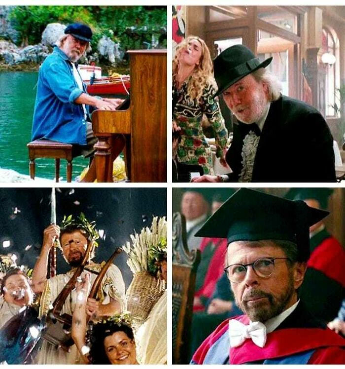 In The Mamma Mia Movies (2008 & 2018), Björn Ulvaeus And Benny Andersson From Abba Have Cameos In Both Movies