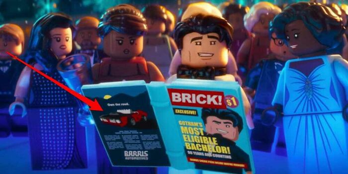 In The LEGO Batman Movie (2017), You Can See An Advert For "Barris Automobiles" On A Magazine. George Barris Built The Batmobile For 1960s Batman TV Series