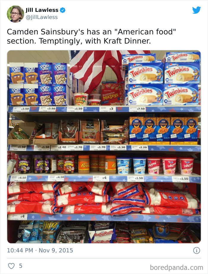 American-Sections-In-International-Stores