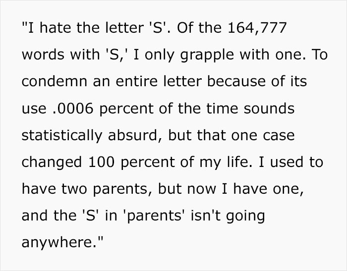 Abigail Mack talking about letter S