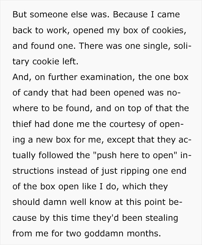 Employee Notices Her Food Going Missing, Installs A Nanny Cam And Catches The Shameless Thief