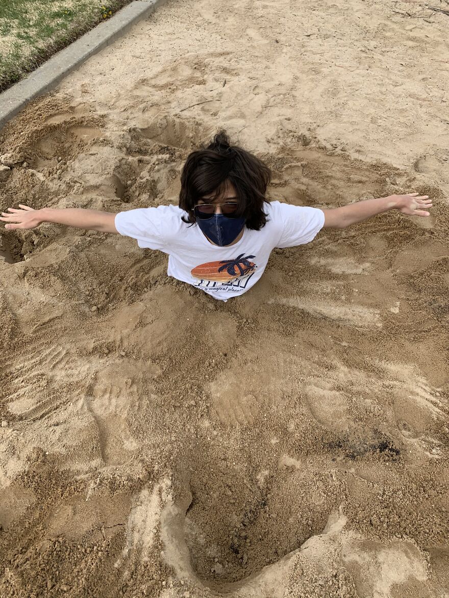 Just A Normal Half-Buried Person