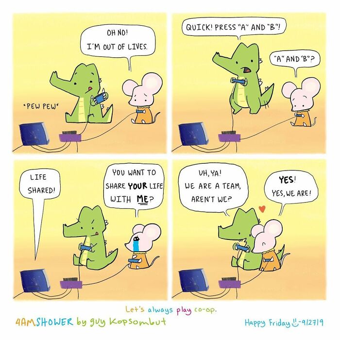 Cute-Comics-Guy-Kopsombut-4amshower