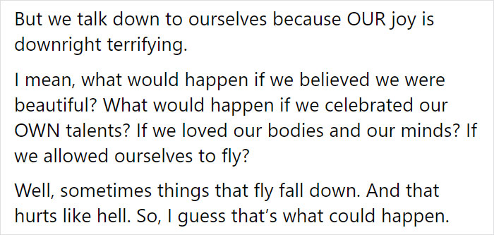 Woman Explains Why Many People Are So Hateful To Themselves, Yet So Loving To Others