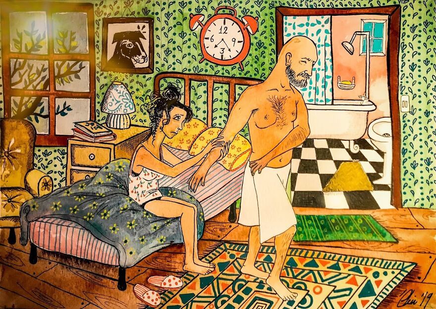 Brighton Artist Illustrates Daily Life, Dreams & Troubles Of Women