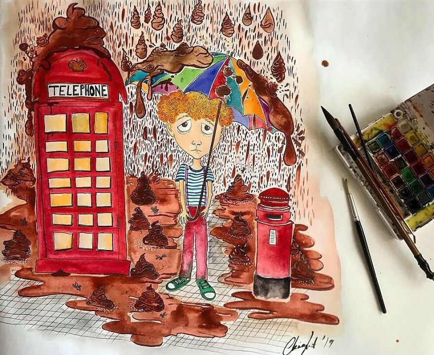 Brighton Artist Illustrates Daily Life, Dreams & Troubles Of Women