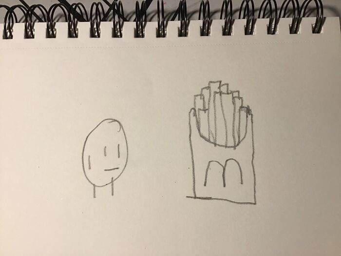 Potato Looking At His Fallen Brothers