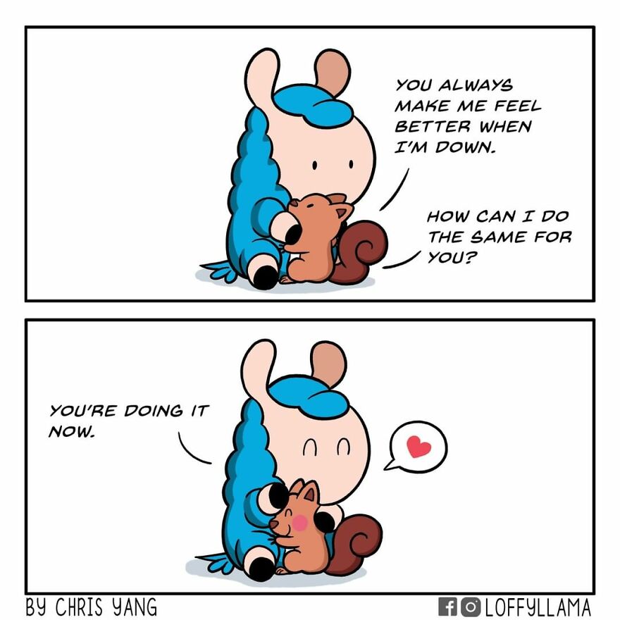 The Good Thing About Hugs: When You Give One, You Get One Too