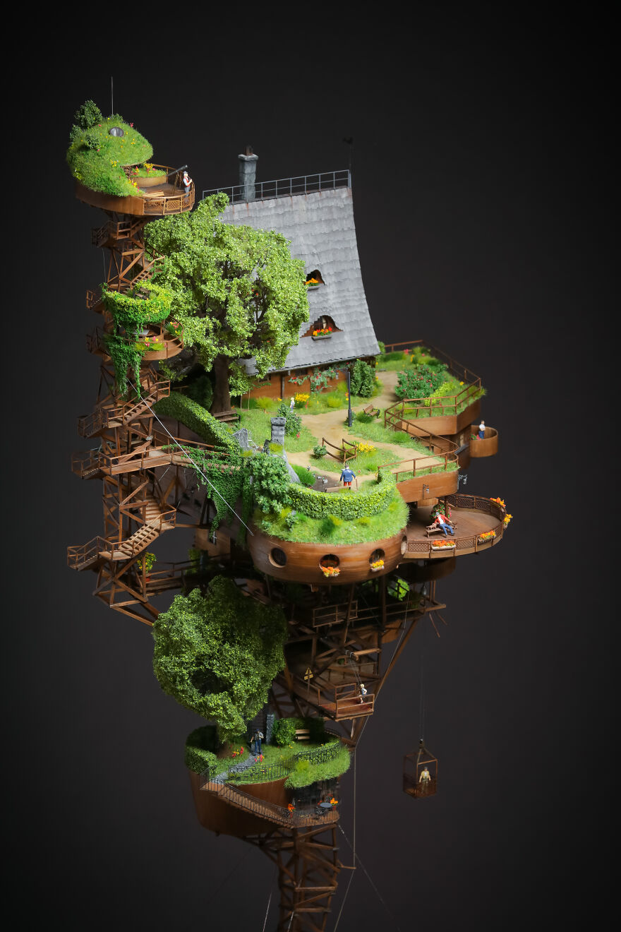 This Photographer Created A Mini Village And It Took Him 2 Years To Finish This Photographer Created A Mini Village And It Took Him 2 Years To Finish