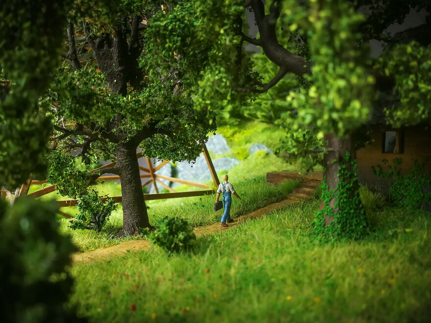 This Photographer Created A Mini Village And It Took Him 2 Years To Finish This Photographer Created A Mini Village And It Took Him 2 Years To Finish