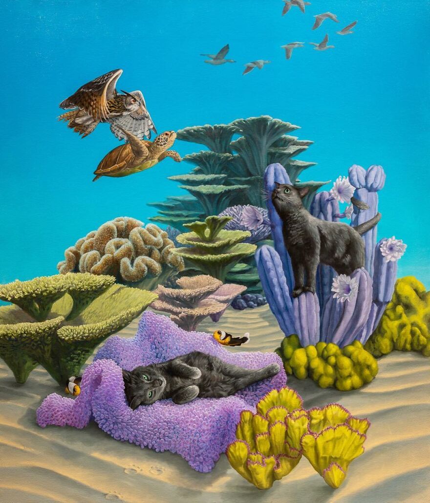 Artist Draws Inspiration From Nature To Make His Surreal Paintings