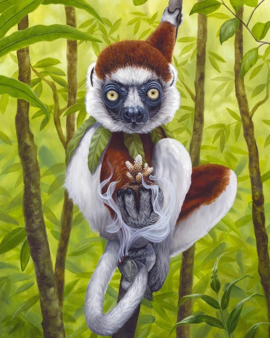 Artist Draws Inspiration From Nature To Make His Surreal Paintings