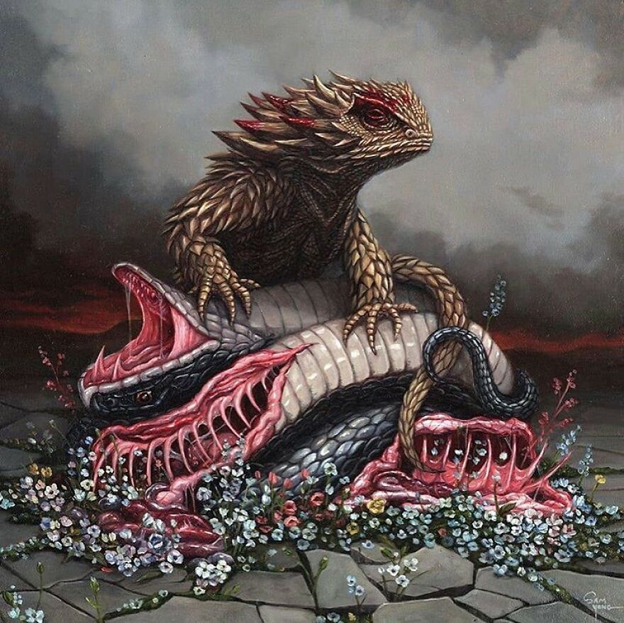 Artist Draws Inspiration From Nature To Make His Surreal Paintings