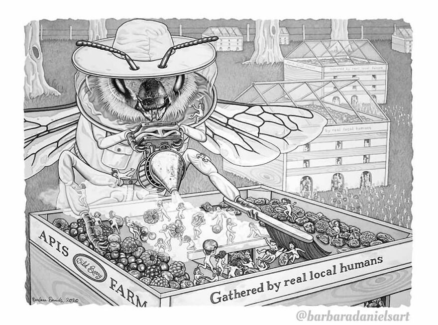 Artist Shows When Animals Take The Place Of Humans In Stunning Illustrations