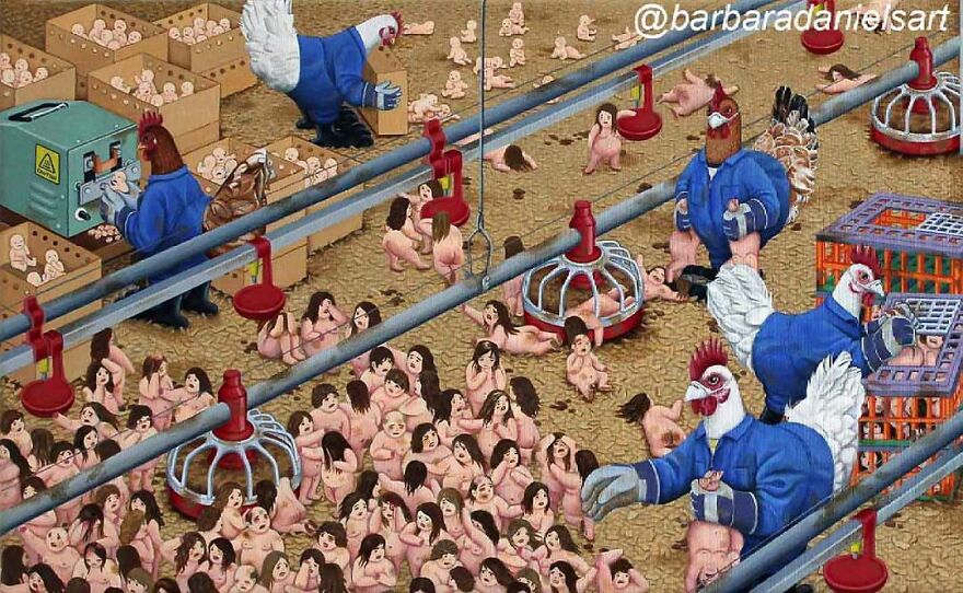 Artist Shows When Animals Take The Place Of Humans In Stunning Illustrations