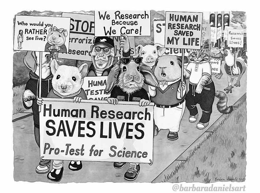 Artist Shows When Animals Take The Place Of Humans In Stunning Illustrations