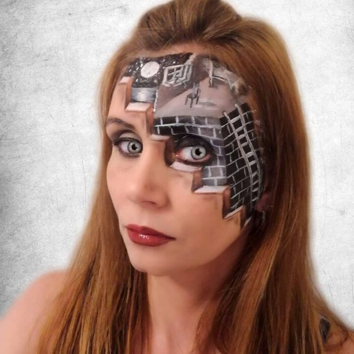 Body-Art-Optical-Illusion-Makeup-Transformations-Movie-Mayhem-Makeup-Emma-Van-De-Peer