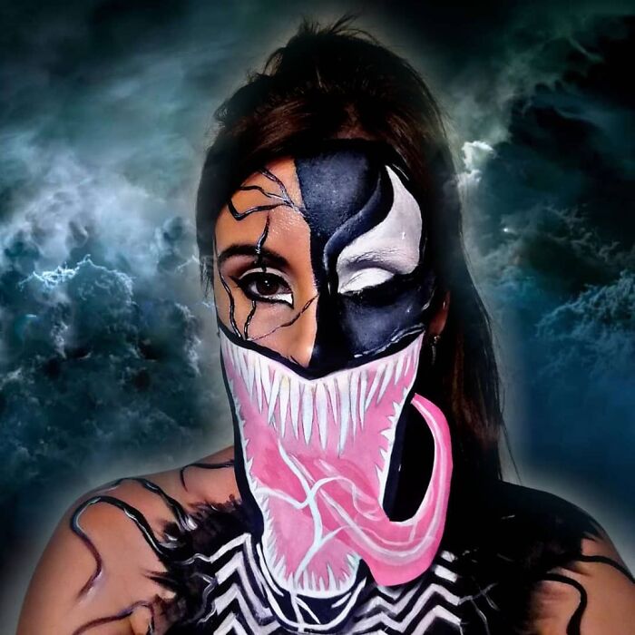 Body-Art-Optical-Illusion-Makeup-Transformations-Movie-Mayhem-Makeup-Emma-Van-De-Peer