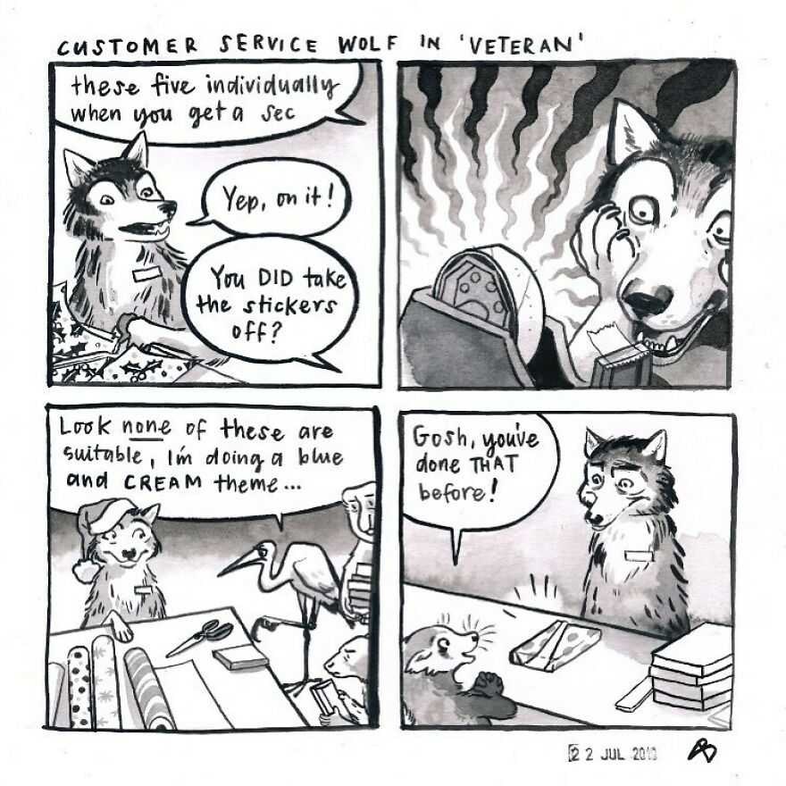 Customer Service Wolf In 'Veteran'