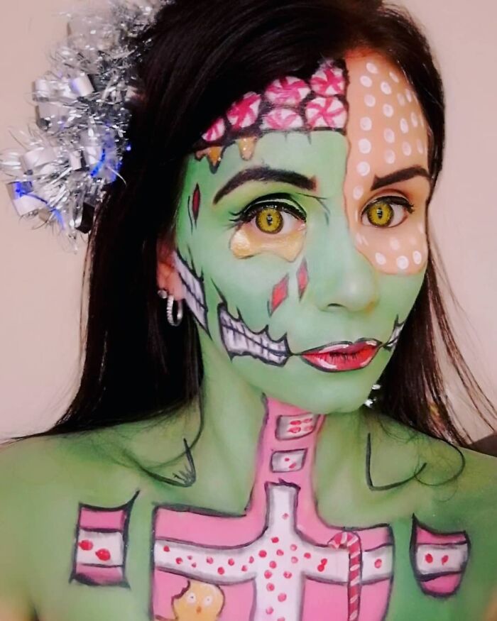 Body-Art-Optical-Illusion-Makeup-Transformations-Movie-Mayhem-Makeup-Emma-Van-De-Peer