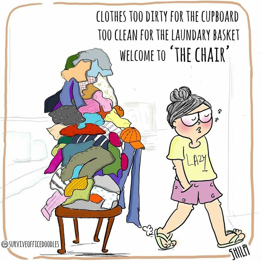 Indian Artist Shows The Daily Problems Of Women In A Fun Way