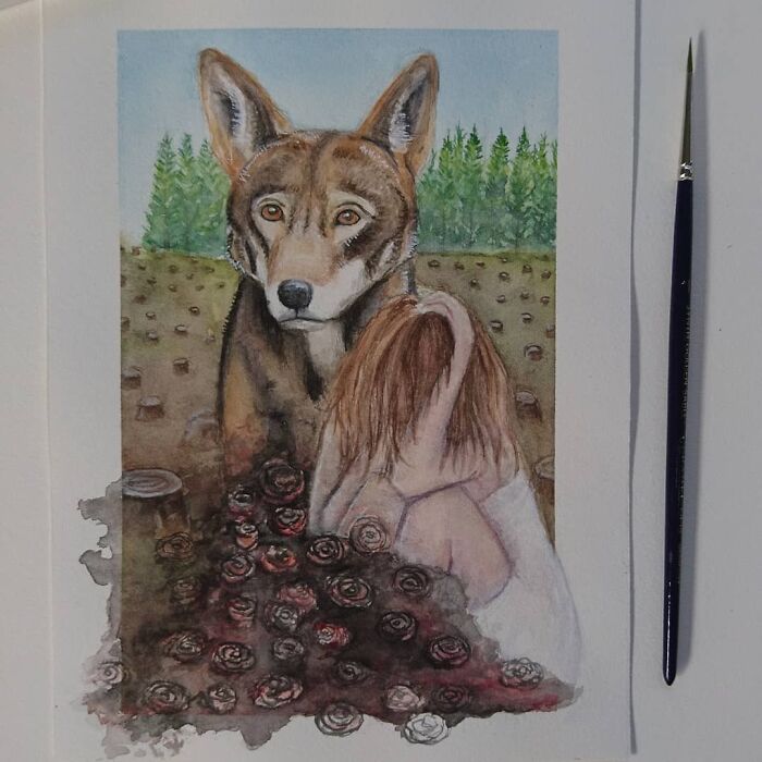 I Paint Watercolour Pet Portraits