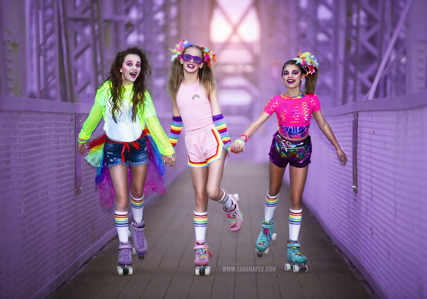 I Created An '80s Roller Skating Shoot To Relive My Childhood (19 Pics)