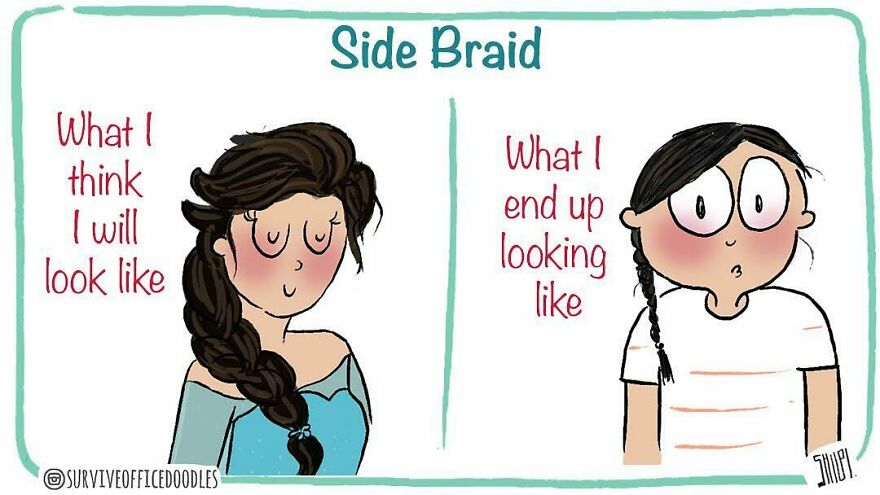 Indian Artist Shows The Daily Problems Of Women In A Fun Way