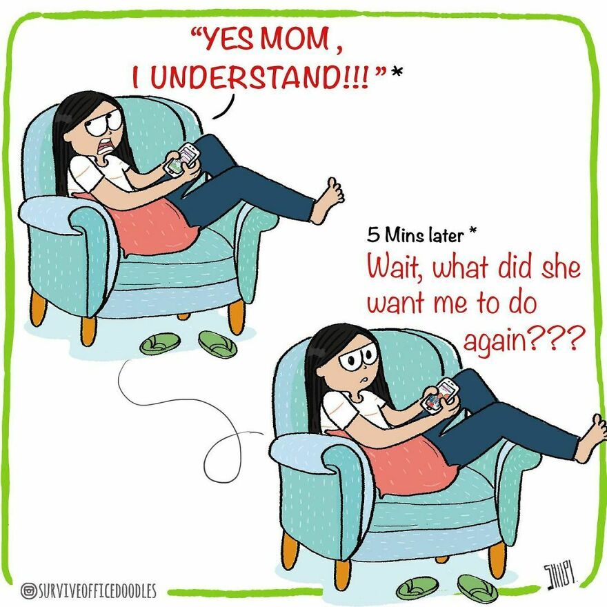 Indian Artist Shows The Daily Problems Of Women In A Fun Way