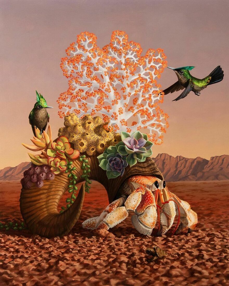 Artist Draws Inspiration From Nature To Make His Surreal Paintings
